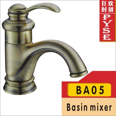 2014 new arrival time-limited ceramic batedeira torneira para banheiro ba05 antique brozen basin faucet mixer tap