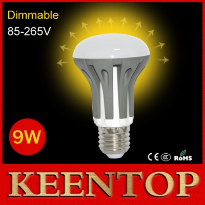 dimmable e27 ac85v-265v 9w smd2835 led lamps solar crystal light ball bulb r63 umbrella 30led downlight led lighting 10pcs/lot