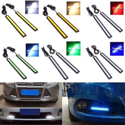 multicolor 14cm cob led waterproof car auto light source daytime running light drl driving fog lamp bulb dc12v
