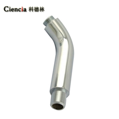 2014 new time-limited without diverter chuveiro accessories for bathroom hpf012a brass chrome shower arm