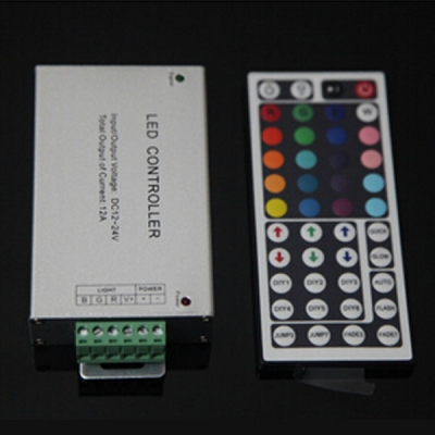 44 key led ir remote controller for rgb smd 5050 3528 led strip light with auto memorizing function ysl-ir-44k-12