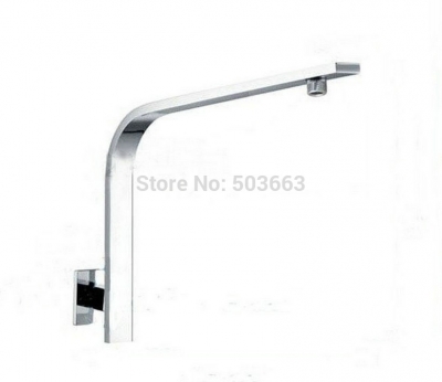bathroom brass chrome square goose neck shape wall mounted shower arm cm0643