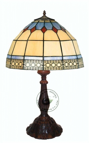 dia.12 inch tiffany style stained glass table lamps-minimalist design,ysl-td0150