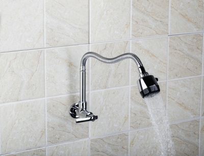 e_pak rq8551-2/5 all around rotate with plumbing hose wall mounted swivel 2-function water outlet kitchen faucet