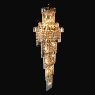 luxury crystal chandelier household el modern project chandeliers decor lighting fixtures d45x140cm
