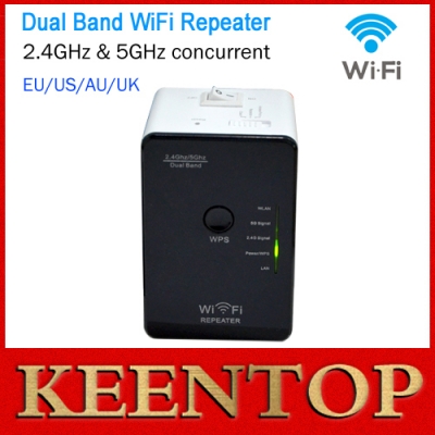 new dual band wifi repeater wi fi router 802.11n/g/b 300mbps 2.4g&5g networking wifi routers lan wi-fi wirlesss+power switch wps