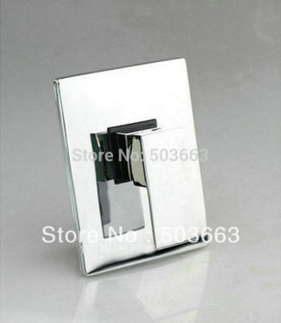 square wall mount shower mixer faucet control valve trim cm0708