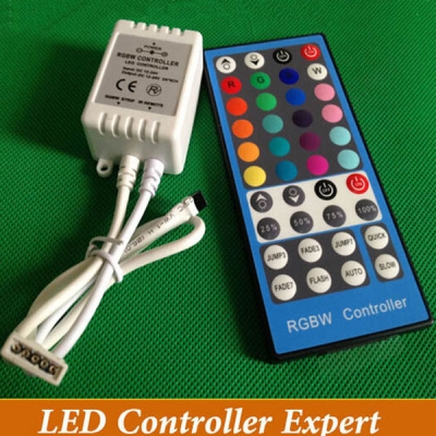 40 key rgbw controller dc12-24v rgbw ir remote controller 2a*4ch common anode ysl-2r40-rgbgw,