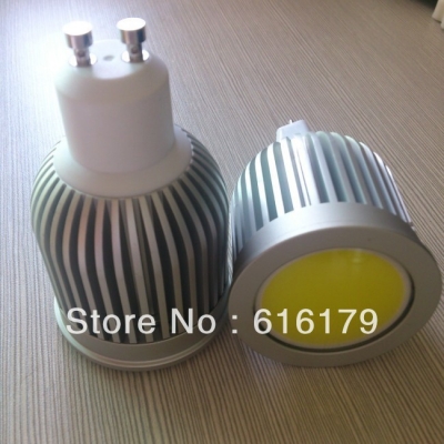 4pcs/lot 800 lm 9w cob led spot bulb light high power cob gu10 85-265v led downlight 120 angle cool/warm white