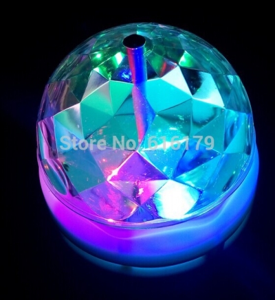 5v 3w usb led stage lamp led portable stages lights rgb crystal magic ball effect rotating projector lamps disco dj party ktv