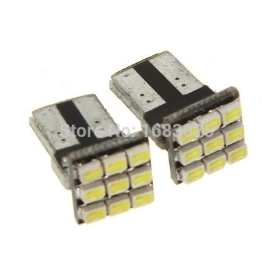 big promotion t10 w5w 194 168 9 smd led white car auto wedge side signal parking reverse lights lamp bulb dc12v