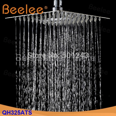 rain 10"10" sus 304 ultra-thin square shower heads.stainless steel shower head