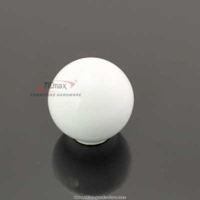 10pcs lovely white ball ceramic handles and knobs kitchen cabinet kids furniture bedroom dresser drawer pulls 32mm