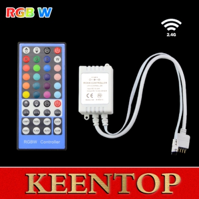 1pcs dc12-24v 2a*4 channel led controller 40key infrared connect wireless ir remote control rgbw rgb strip controler for 5050