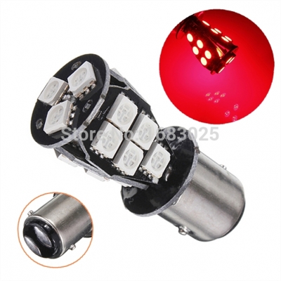 best price canbus error 1157 bay15d 18 smd 5050 led red signal p21/5w car auto tail brake stop light bulb lamp dc12v