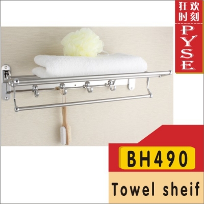 bh490 stainless steel chrome towel rack bathroom accessory bathroom fitting