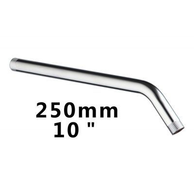 e-pak ouboni chrome tubo de chuveiro stainless steel rain shower extension pipe 5621-25 wall mount shower arm for shower head