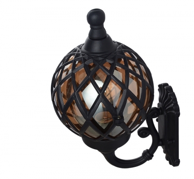 european archaize outdoor wall lamp,balcony lighting,garden lights,roundness,black