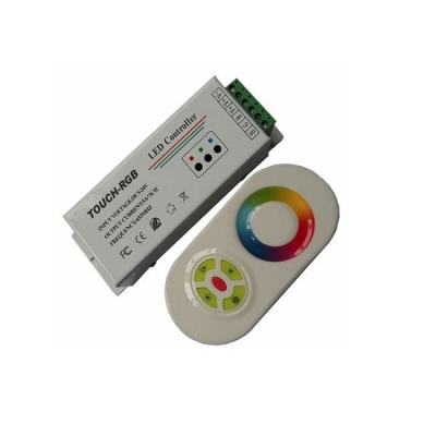 led discus touch controller rf remote control 180w full color touch pannel rgb controllers dc5-24v 3channel*5a