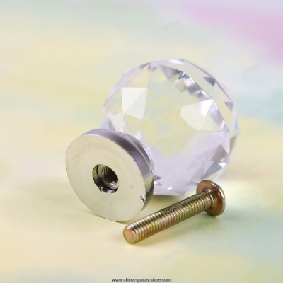 minibid best choice 1pcs 30mm crystal cupboard drawer cabinet knob diamond shape pull handle #06 promotion