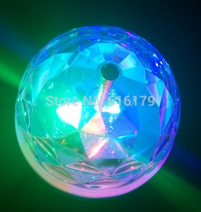 new arrival 3w 5v colorful rgb led rotating stage light lamp bulb party bar ktv party whole