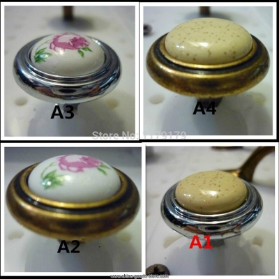 32mm round ceramic pulls knobs,antique zinc drawer dresser bedside table cabinet furniture pulls knobs m187