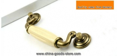hole spacing 115mm shaky handles ceramic with antique zinc alloy drawer cabinet dresser furniture pulls knobs 131
