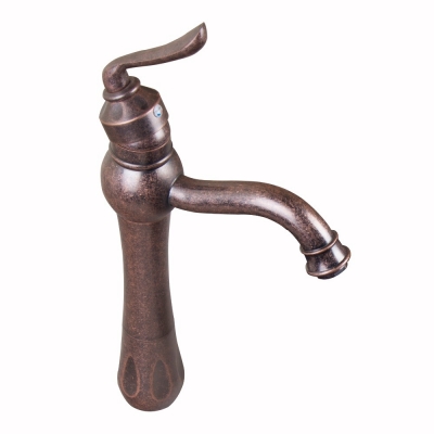 2014 new brand antique brass waterfall deck mounted 9914 single handle bathroom wash basin sink faucets,mixers & taps