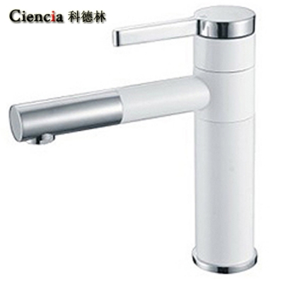 2014 real new <2kg batedeira faucets bw6112b white spray painting basin torneira faucet mixer water tap bathroom