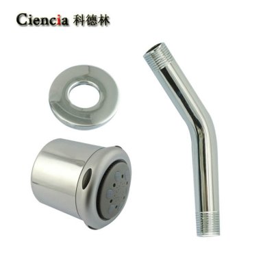 2014 real new without diverter shower arms shower arm chuveiro led hpf012f brass chrome shower tube
