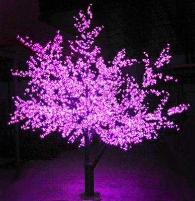 24v purple led light tree 3 meters 3990 leds decoration holiday lights,led cherry blossom tree,outdoor christmas decorations
