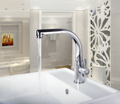 e-pak l8453-2 deck mounted single handle chrome finish bathroom basin mixer tap basin faucet