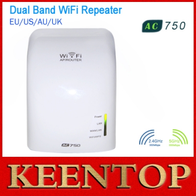 original ac100-240v wifi router 802.11ac 2.4g 5ghz networking 750mbs dual band wireless wi fi repeater wi-fi router