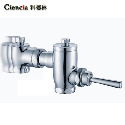 2014 chinese stool toilet flush valve manual fv005c brass chrome hand control flush valve time-extended toilet