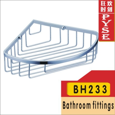 2014 new banheiro toothbrush holder bathroom set bh233 brass chrome corner basket bathroom accessory fitting
