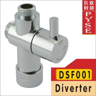 2014 time-limited bathroom accessories rain shower chuveiro led dsf001 brass chrome valve, faucet diverter