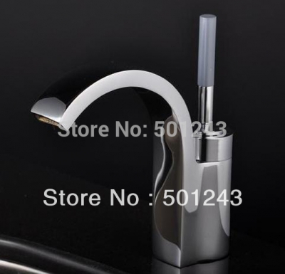 chrome single handle centerset bathroom sink faucet qh1737