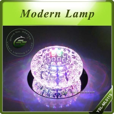 d120*h50/80mm rgb led modern crystal ceiling lamp,ysl-ml0115