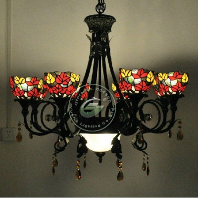 european classical, wrought iron chandelier with 10 lights,