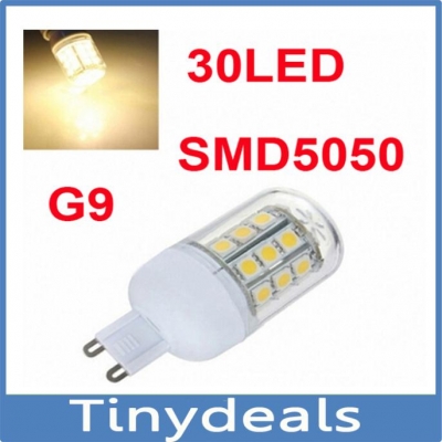 g9 smd 5050 9w 12w chandelier led bulb lamp 5050 ac 220v warm white/ white,g9 30leds 48leds 5050smd led corn light, ~v