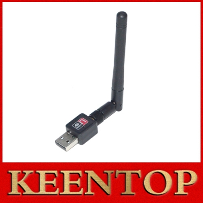 mini 150m usb wifi wireless computer network card 802.11 n / g / b lan adapter with antenna factory outlet 1pcs
