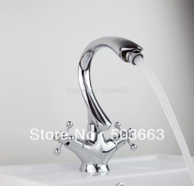 new luxury chrome deck mounted bathroom basin sink faucet brass mixer tap l-806 mixer tap faucet