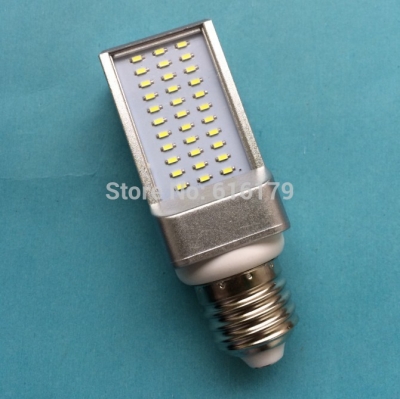 the most test e27/g24 led pl lamp 5w,85-265v/ac ,g24/e27 for chose 3014smd * 33chips x10pcs/lot, 2 years warranty