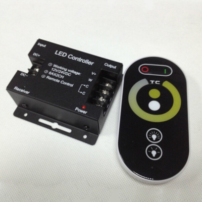 warm and cool white wireless color temperature controller common anode rf touch remote ysl-tc02a