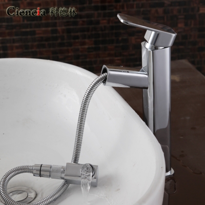 2014 promotion real torneira torneiras para pia de banheiro bc6115g pull out basin faucet wash mixer tap bathroom