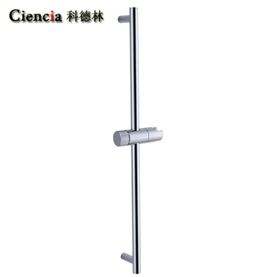 2014 rushed chuveiro led shower arm bc4001 brass chrome sliding & shower head holder new design slide bar bathroom