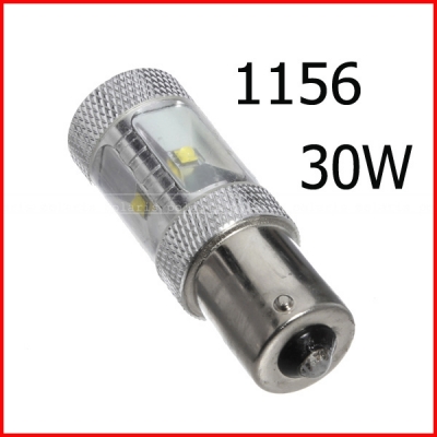 cree 30w 1156/ba15s/p21w power led backup reverse tail light bulb lamp white drl 1156 30w 650lm smd 6led light car auto lamp #j#