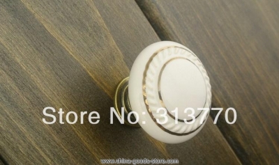 d35xh30mm ceramic wardrobe cupboard door furniture knob