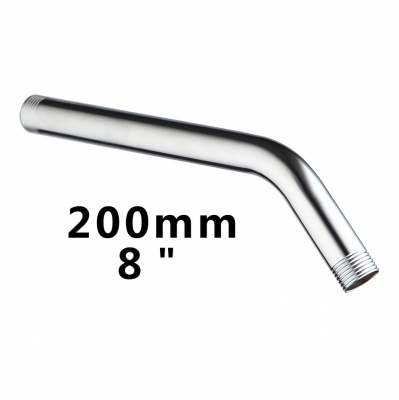 e-pak ouboni wall mount bath shower arm bath shower extension pipe 5621-20 stainless steel tubo de chuveiro bathroom accessories