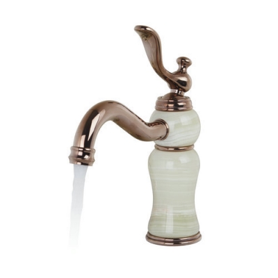 roman golden bathroom deck mounted ceramic body basin faucet vessel sink mixer tap single handle 92635 faucets,mixers &taps
